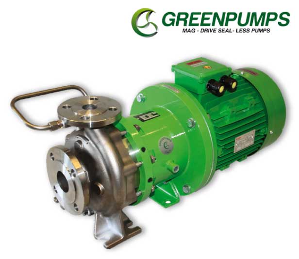 GREENPUMPS' Centrifugal Magdrive Pumps